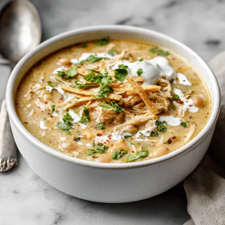 The Best White Chicken Chili (Creamy, Cozy & Easy)