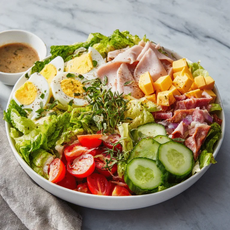 Classic Chef Salad: Fresh, Hearty & Easy