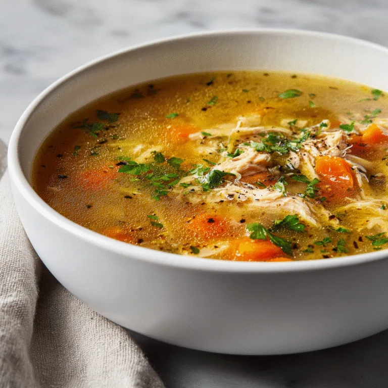 Leftover Turkey Soup (Easy, Cozy & Flavorful)