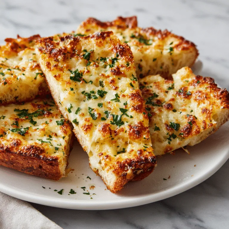 Cheesy Garlic Bread: A Flavourful Delight