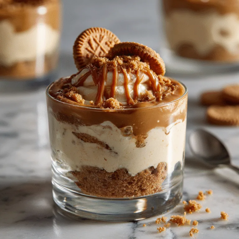 No-Bake Lotus Biscoff Cheesecake Cups (Creamy, Easy & Irresistible)