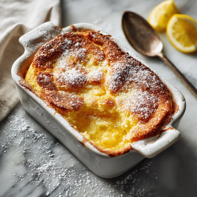 Magic Lemon Cobbler Recipe (Bright, Buttery & Wonderfully Self-Saucing)