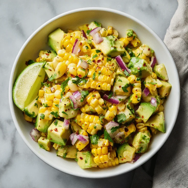 Corn and Avocado Salsa
