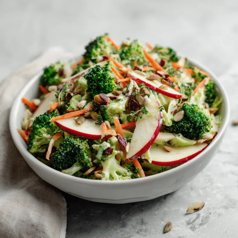 Vegan Apple Broccoli Salad