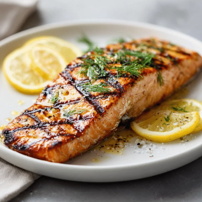 Lemon Grilled Salmon