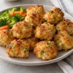 Kid-Approved Cheesy Baked Chicken and Veggie Bites