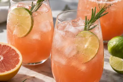 Sparkling Rosemary Grapefruit Refresher: Sophisticated Non-Alcoholic Cocktail